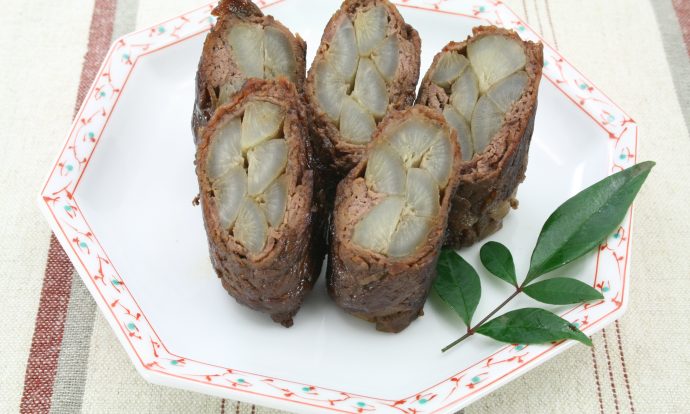 牛肉八幡巻き