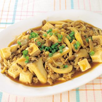 きのこ麻婆豆腐