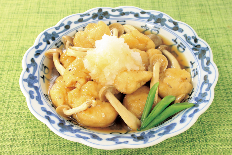 鶏ササミのおろし煮｜レシピ一覧｜自然派レシピ[コープ自然派のレシピ