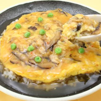 かに玉丼