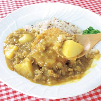 新じゃが入りキーマカレー