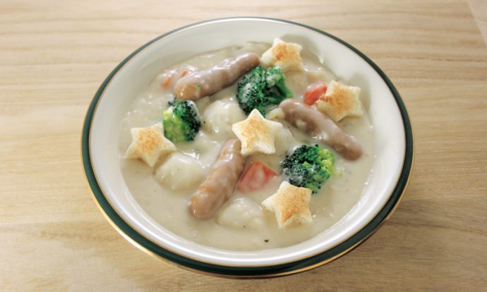 食パンde デコシチュー