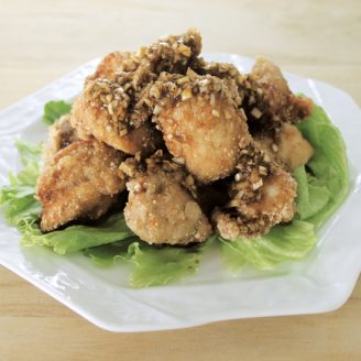 鶏の唐揚げ ねぎソース