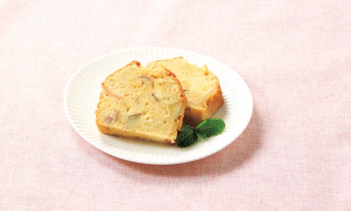 りんごと鳴門きんときのパウンドケーキ