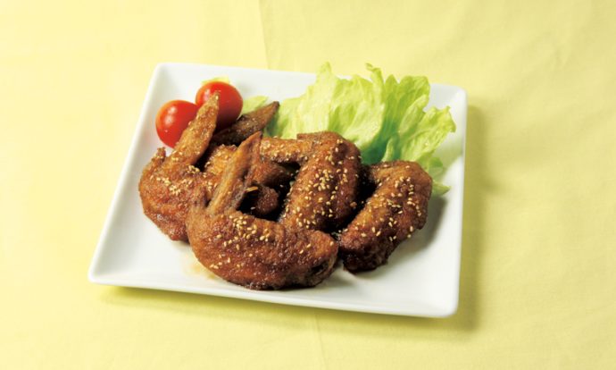 手羽先のめんつゆ唐揚げ