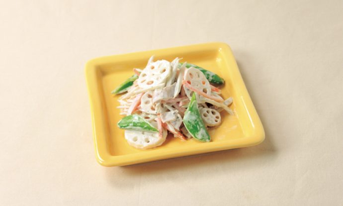 ハム入りれんこんとにんじんのサラダ