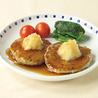 いわしバーグのおろし煮