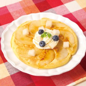 梨パンケーキ