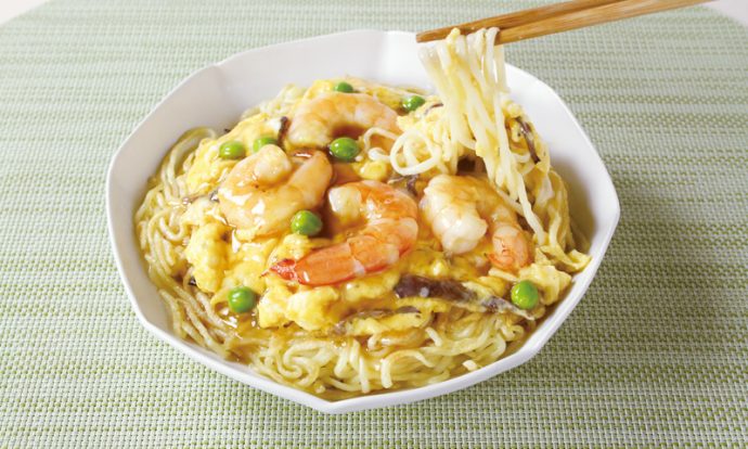 とろ～りたまごのえび玉あんかけ焼きそば