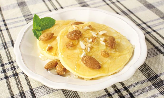 はちみつとクリームチーズのパンケーキ