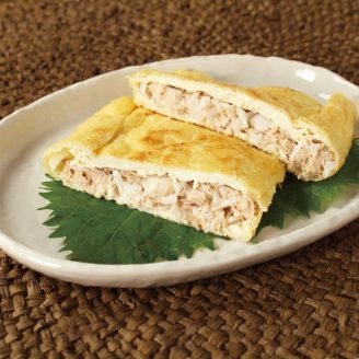 ツナとたまねぎのあげ袋焼き