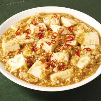 鶏ミンチのあっさりマーボー豆腐