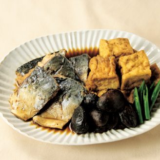 さばと厚揚げの煮物