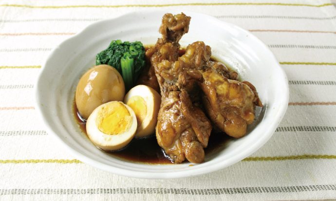 鶏の手羽元とたまごのすっぱ煮