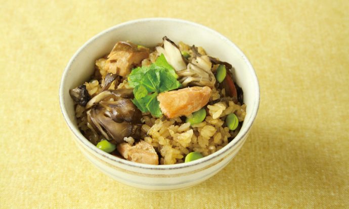 鮭の炊き込みごはん