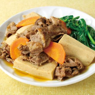 牛肉と高野豆腐の煮物