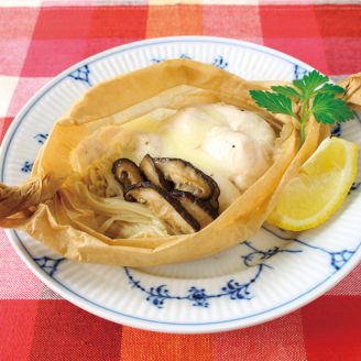 ササミときのこのチーズ蒸し