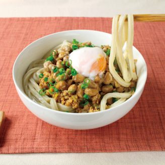 肉みそうどん