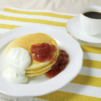 とろ～りクリームのパンケーキ