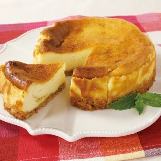 マーマレードのチーズケーキ