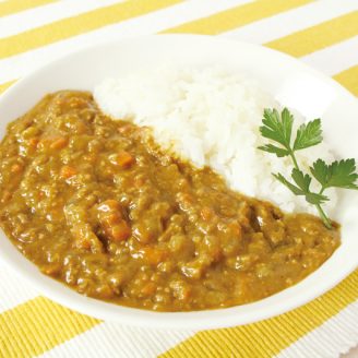 レンジでキーマカレー