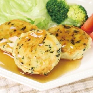 小松菜入り和風チキンハンバーグ