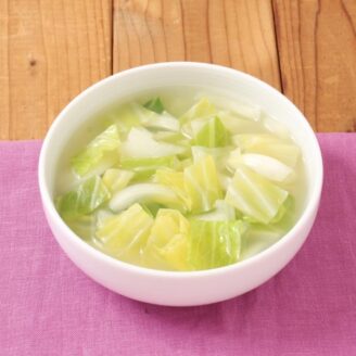 キャベツと玉ねぎの中華スープ