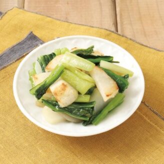 小松菜とじゃがいものさっぱり炒め