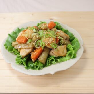 甘辛鶏ごぼう