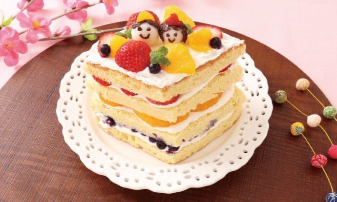 ひなまつりケーキ
