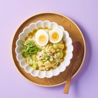 鶏ひき肉のだしカレー風