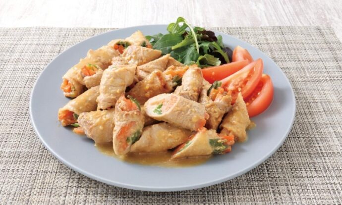 肉巻きのみそだれ焼き