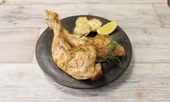 オリーブオイルでおいしいローストチキン