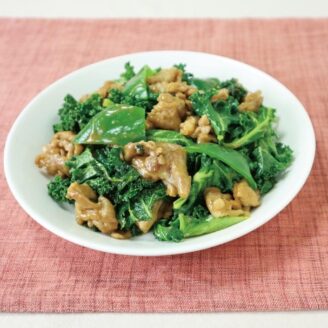 ケールの回鍋肉